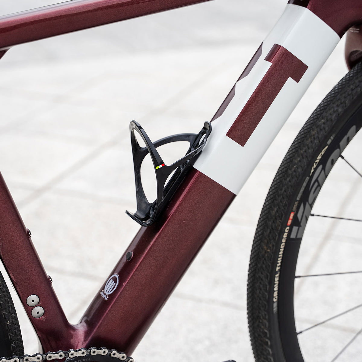 Bici Usata 3T Primo in carbonio taglia 50 dettaglio portaborracce