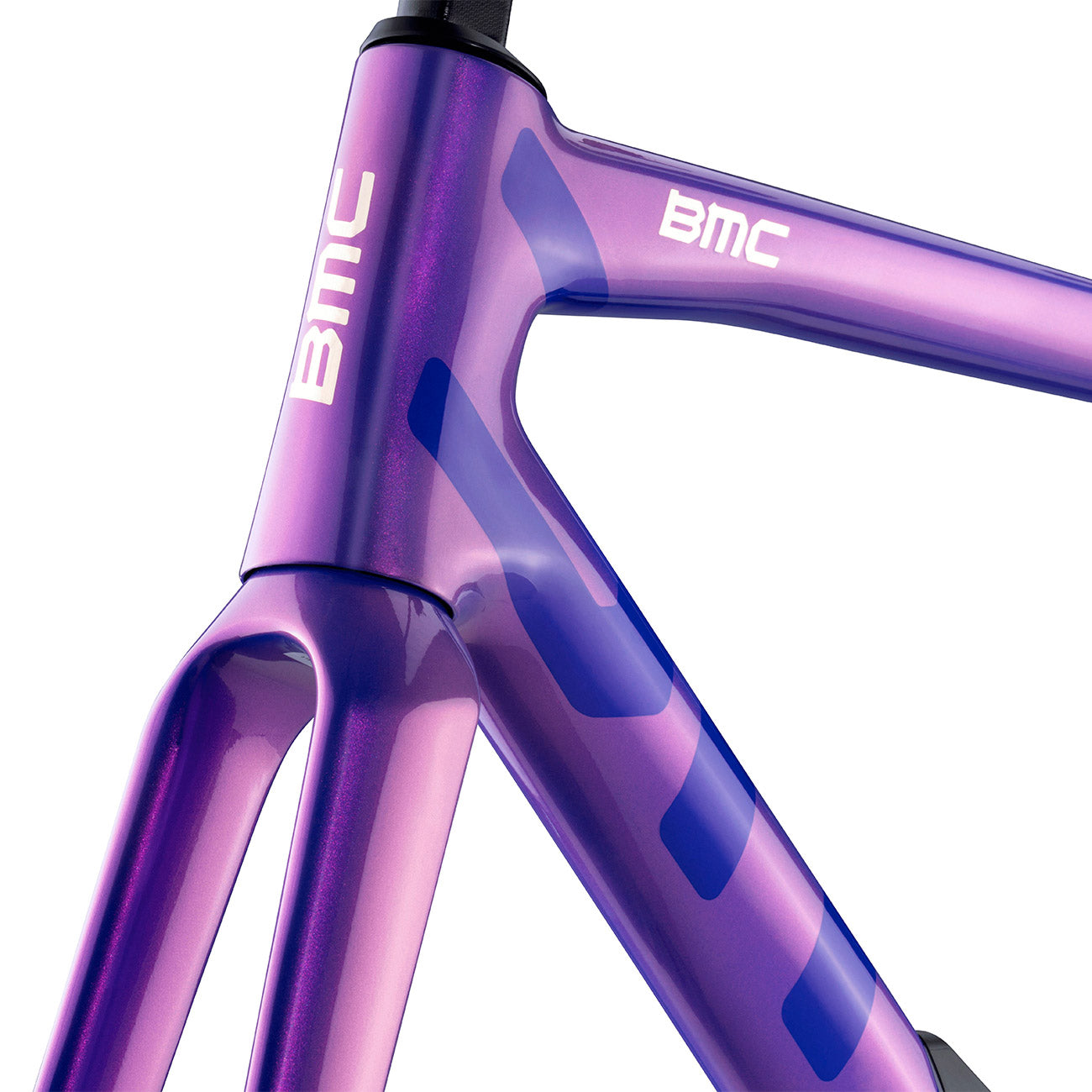 foto dettaglio sterzo bici da corsa in carbonio bmc