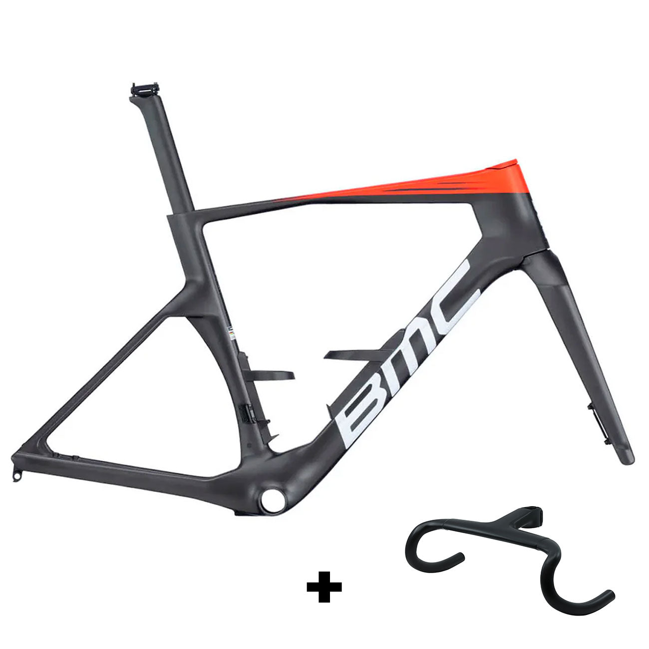foto dettaglio telaio bicicletta da corsa in carbonio bmc teammachine r 01 frameset v1
