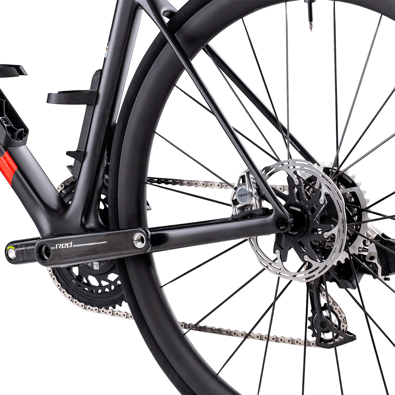 foto dettaglio carro posteriore in carbonio bici da corsa