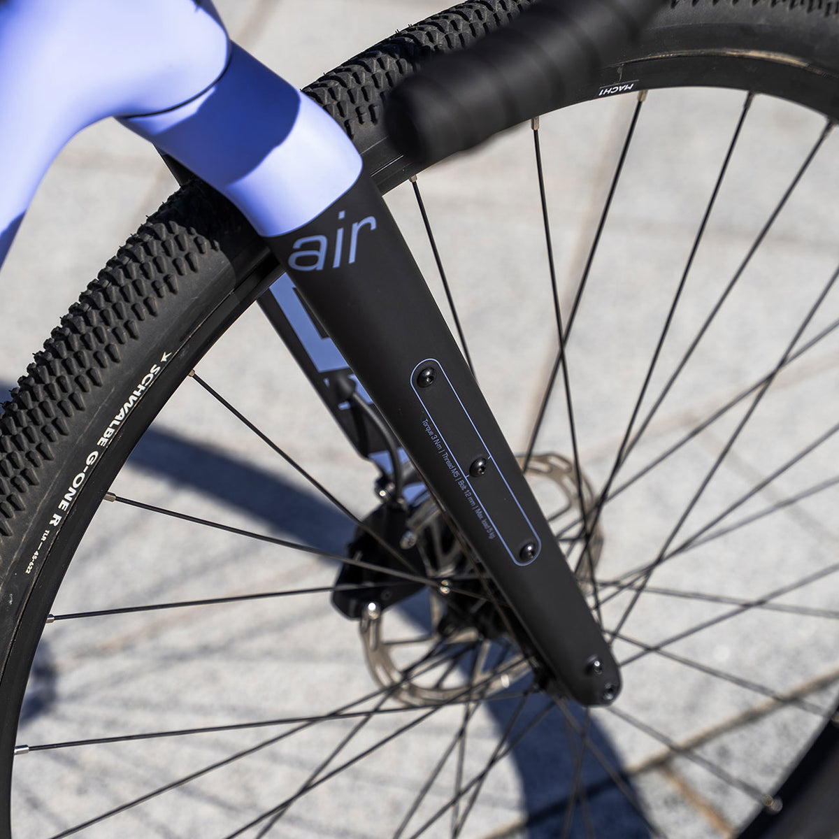 Bici Usata Sunn Venture Air S2 in carbonio dettaglio forcella