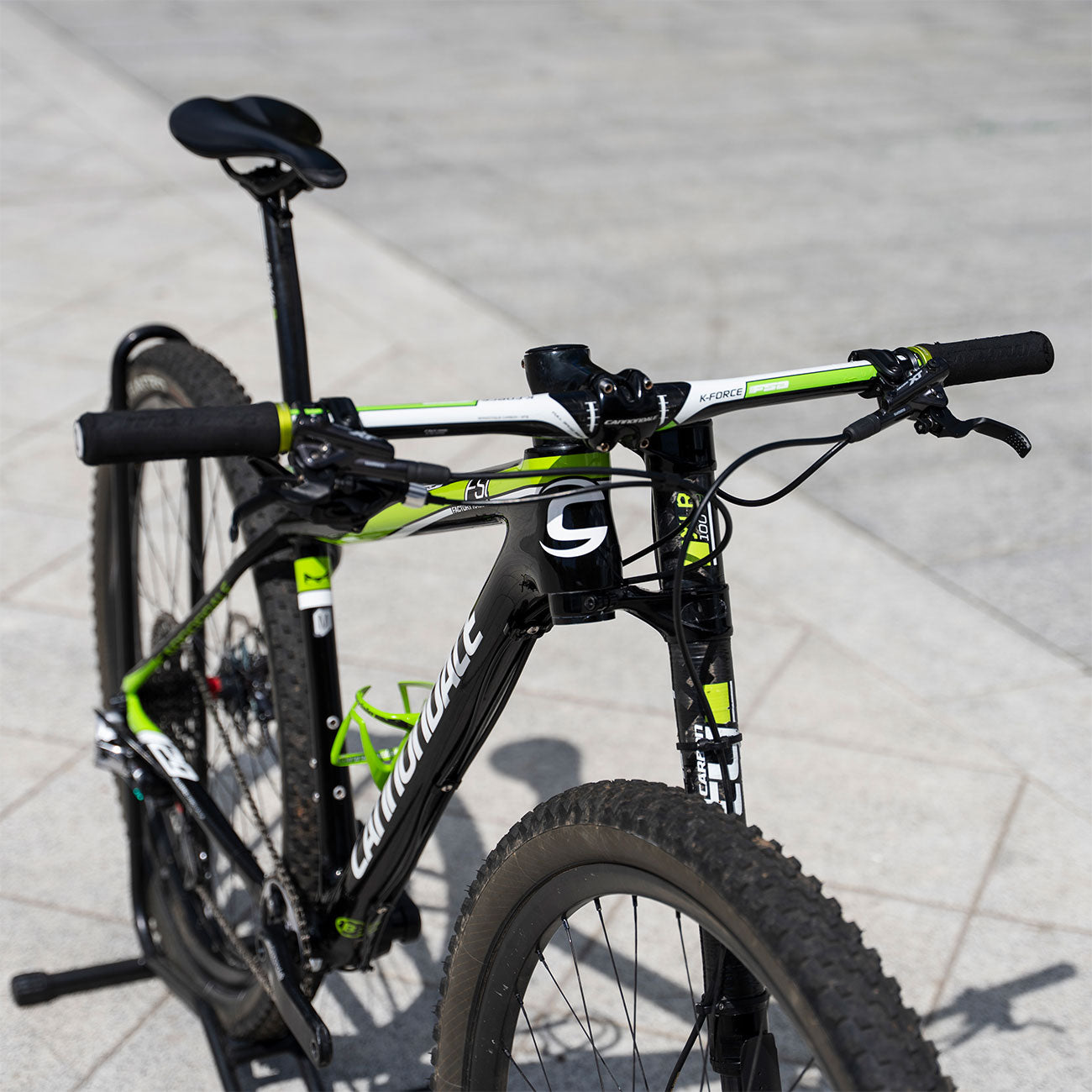 bicicletta in carbonio Cannondale f-si 29 team 2016 Usata foto dettaglio frontale