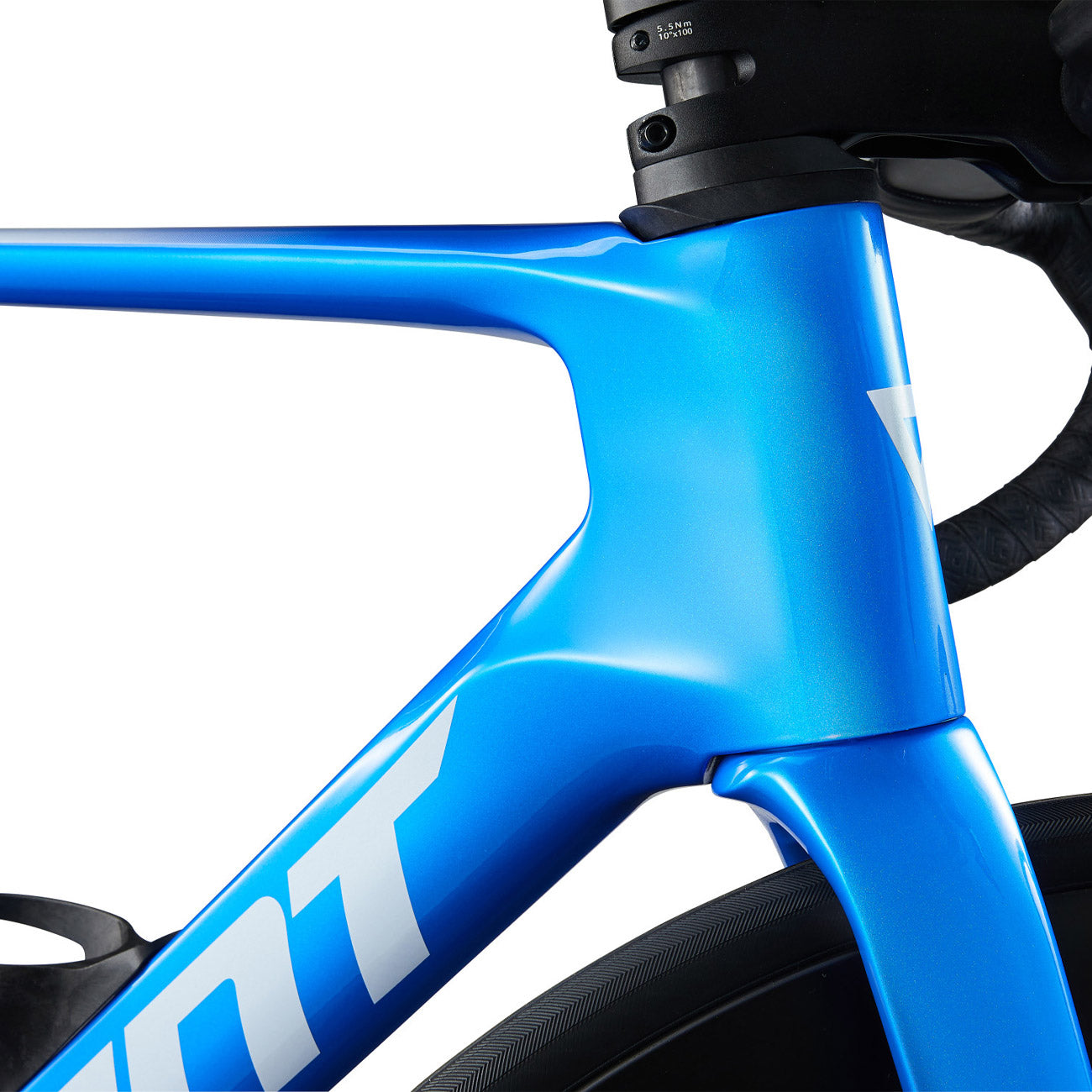 foto dettaglio bici da corsa propel fronte logo