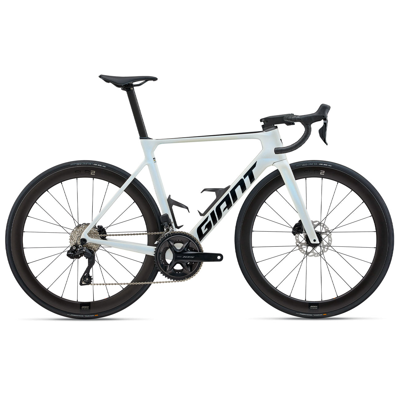 foto dettaglio bici da corsa giant propel advanced 1 2025 white