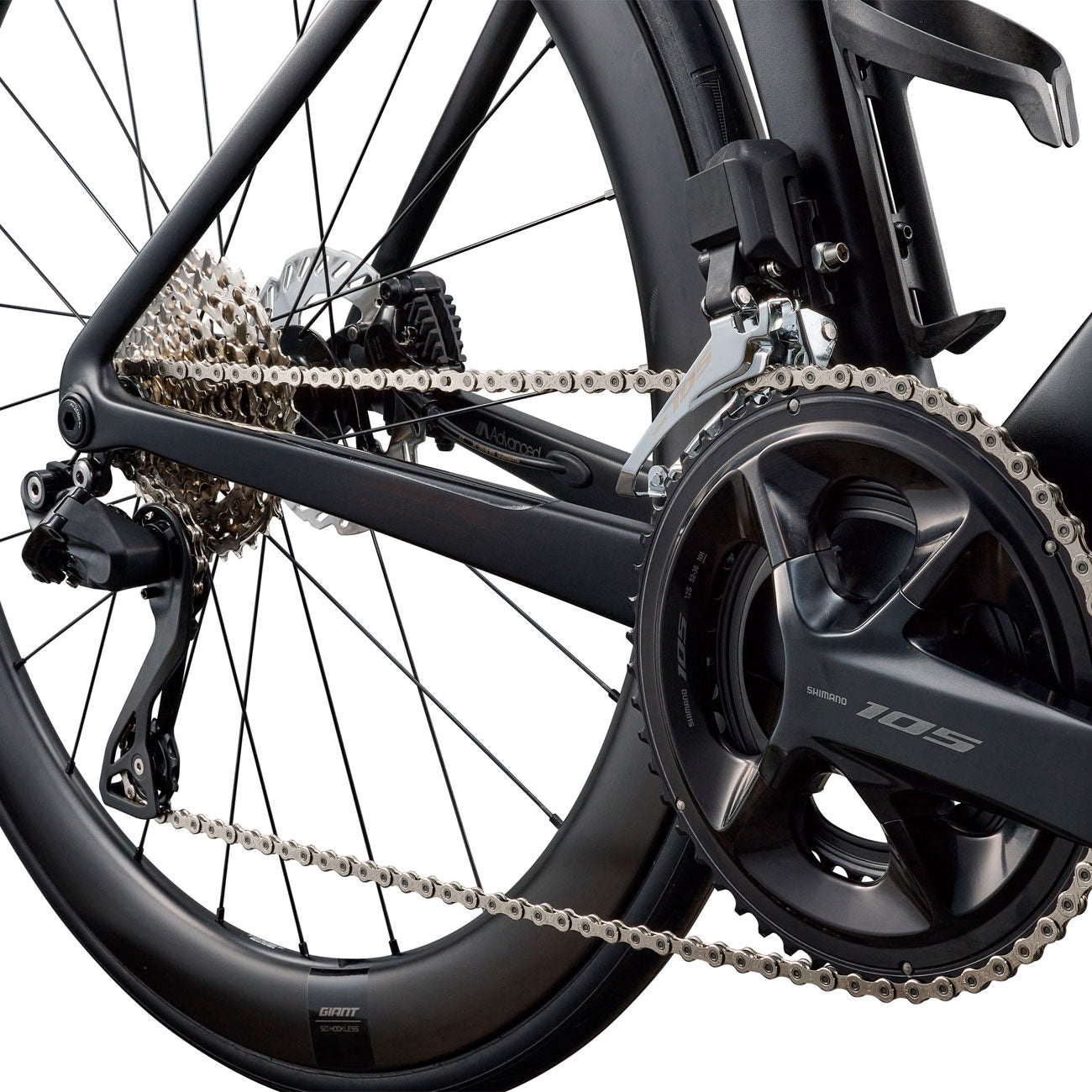 Foto dettaglio Shimano 105 Bicicletta in carbonio Giant Propel Advanced 1 nera