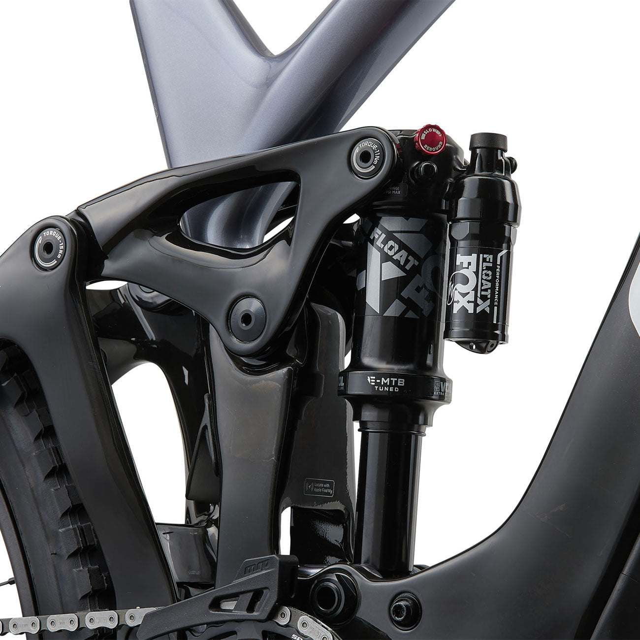 Foto dettaglio ammortizzatore bici fox float x