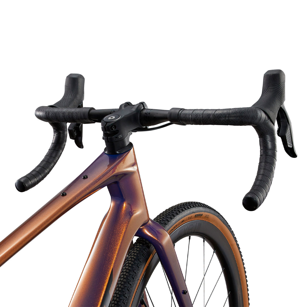 dettaglio integrazione cavi sterzo bici gravel giant