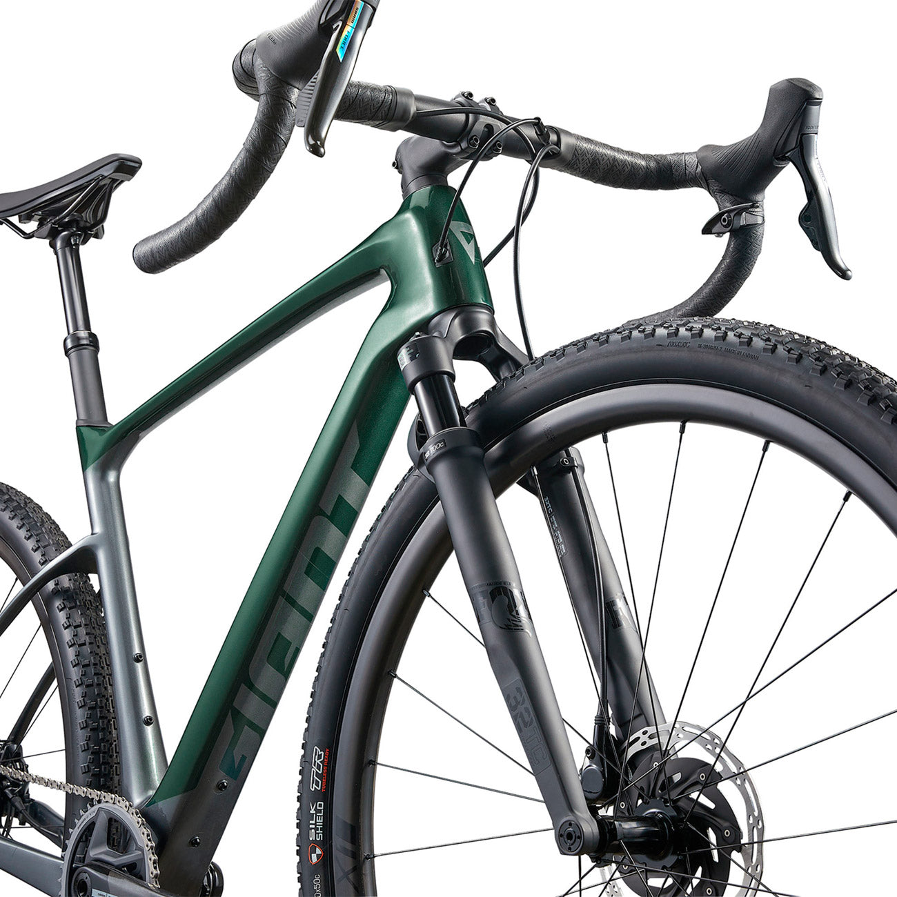 Giant dettaglio frontale bici gravel