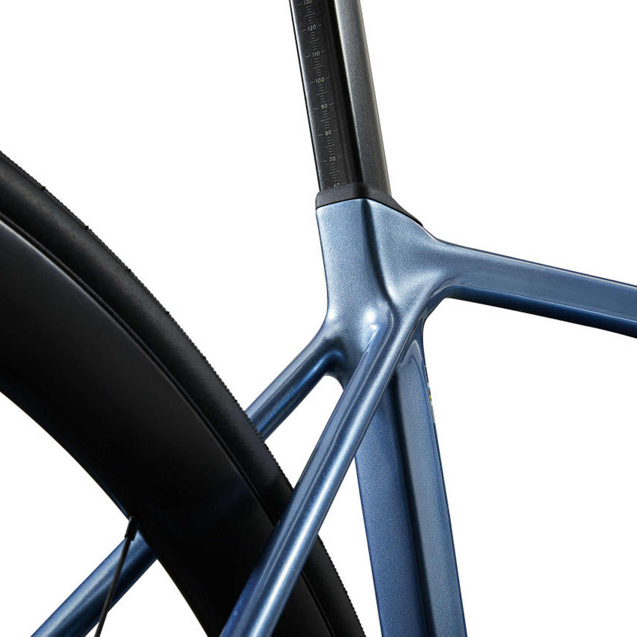 foto dettaglio bici corsa foderi carro posteriore