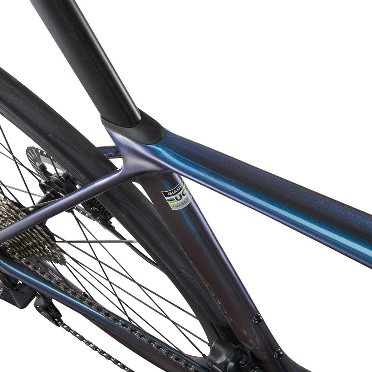 foto dettaglio retro bicicletta da corsa giant