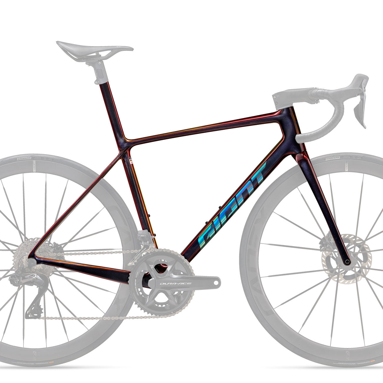 Foto telaio carbonio Giant TCR Advanced SL colorazione BlackLava