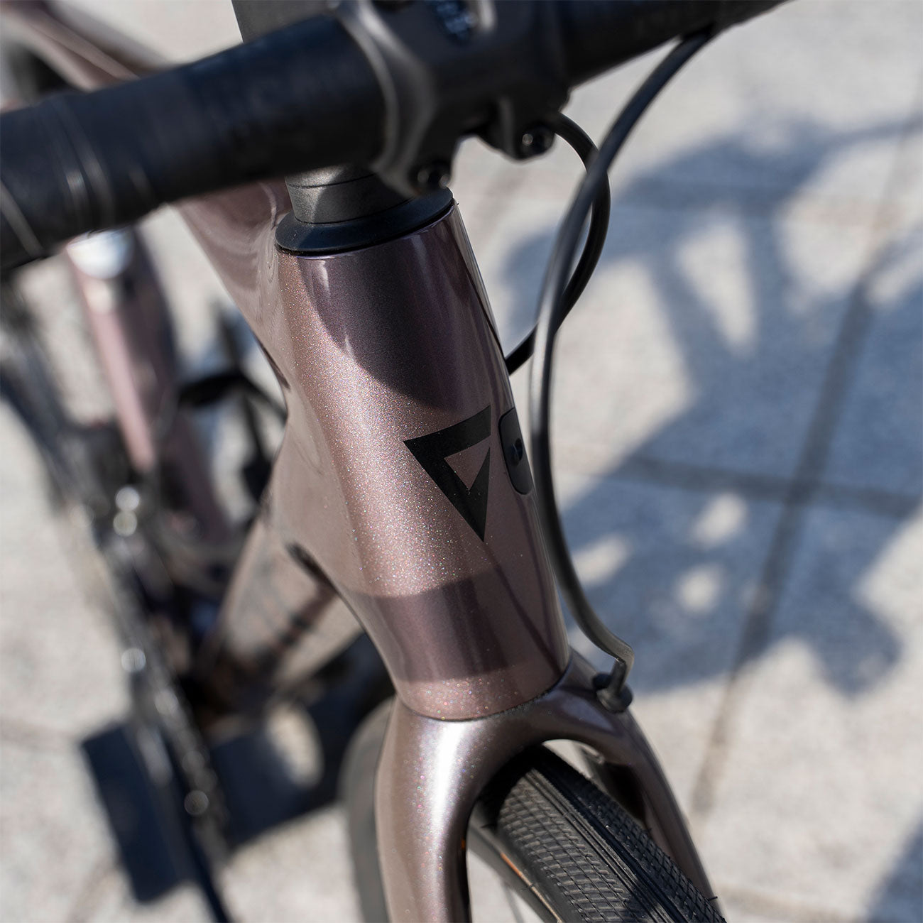 foto dettaglio bici da corsa Giant Defy Advanced 1 2023 taglia S