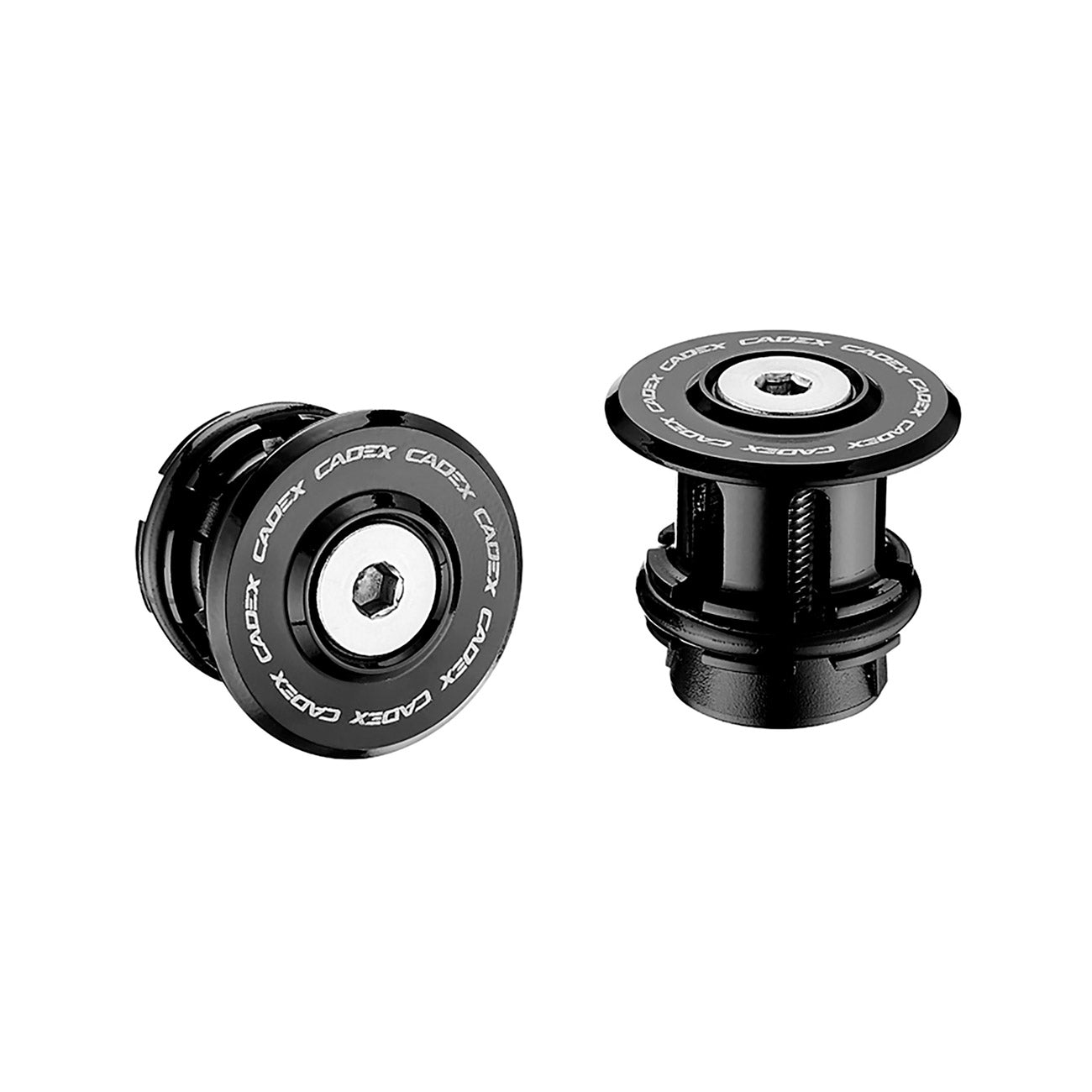 dettaglio tappi manubrio cadex