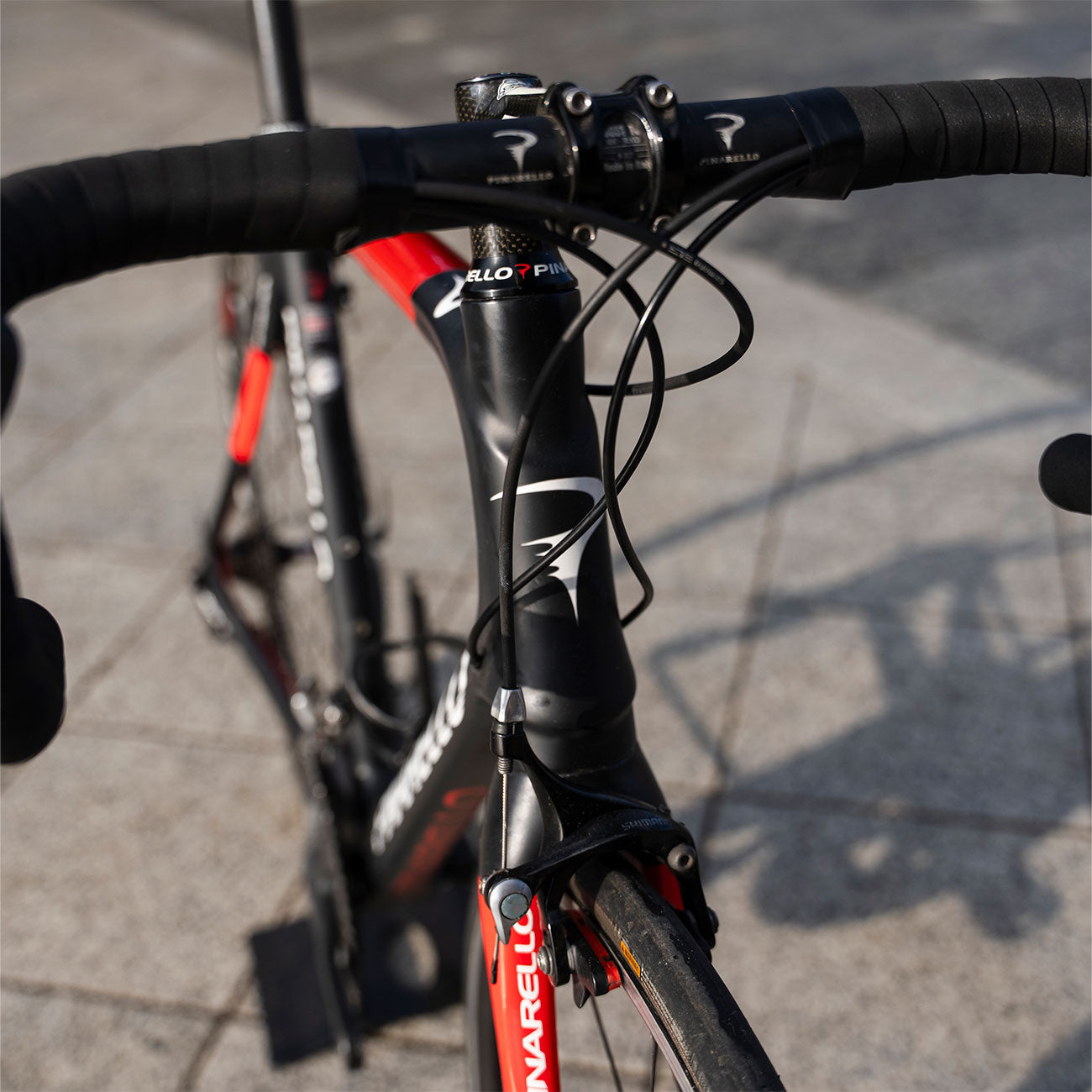 Foto dettaglio frontale Pinarello Razha