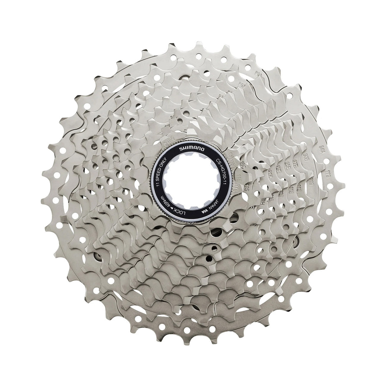 CASSETTA PIGNONI SHIMANO CS HG700 FOTTO DETTAGLIO FRONTALE