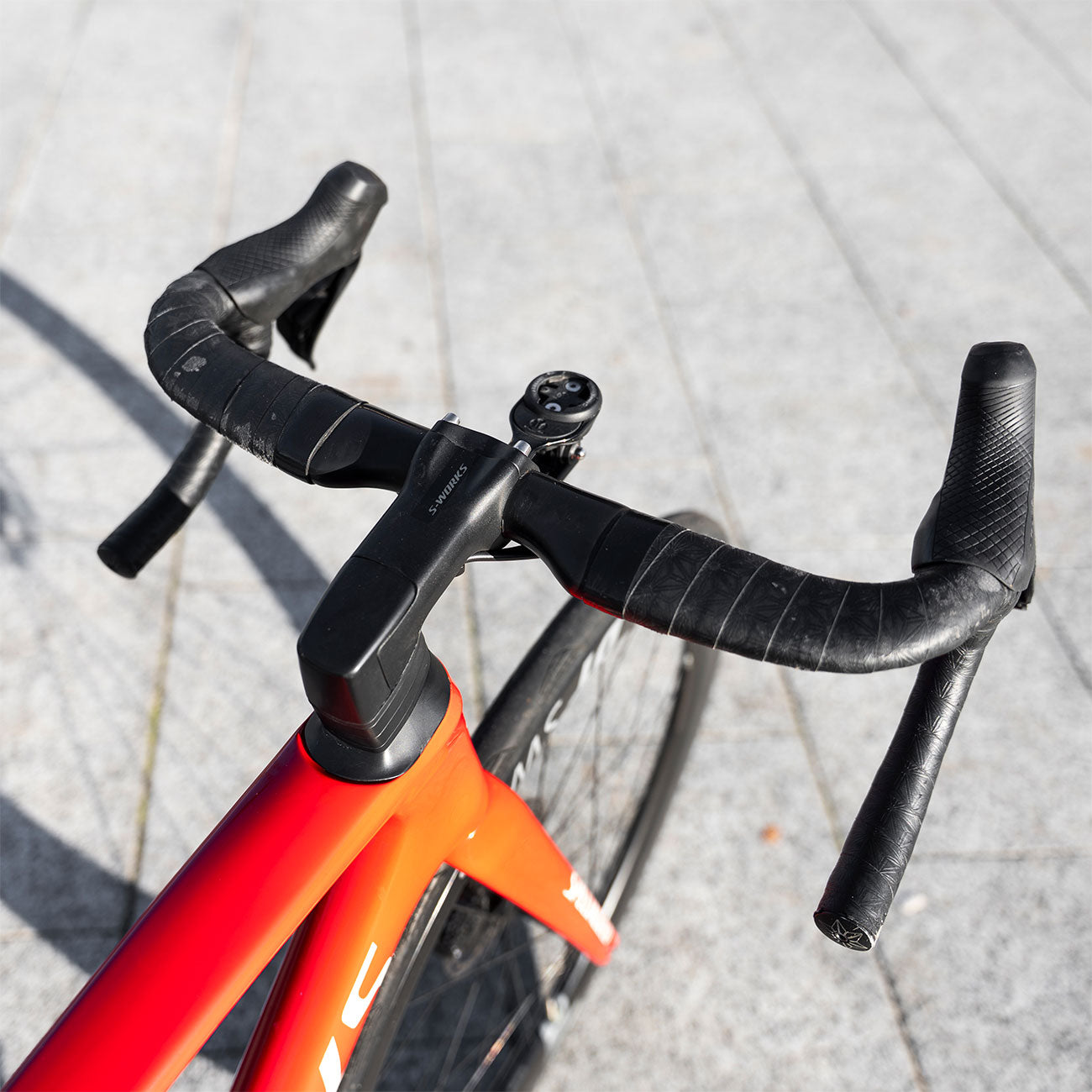 foto dettaglio manubrio Specialized Tarmac S Works sl7