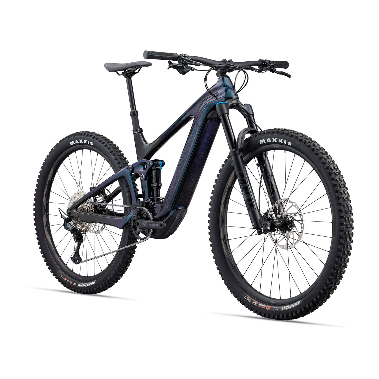 foto dettaglio anteriore bici elettrica giant trance x advanced e+2 29