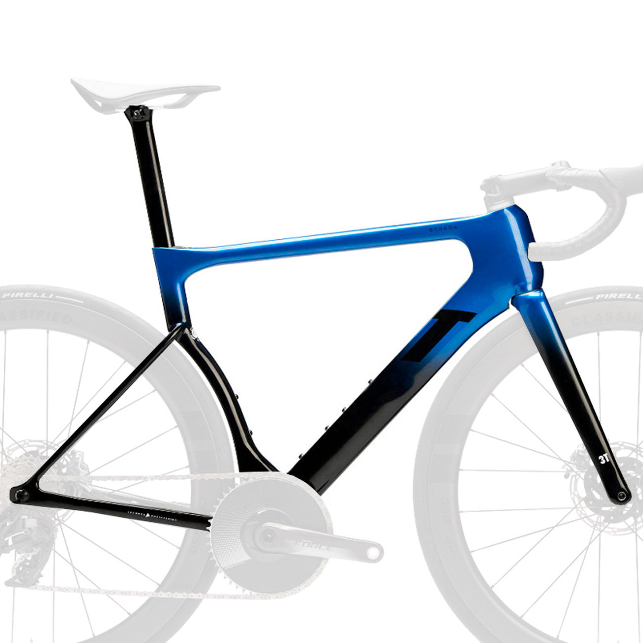 Telaio 3T Strada Blu Nero 