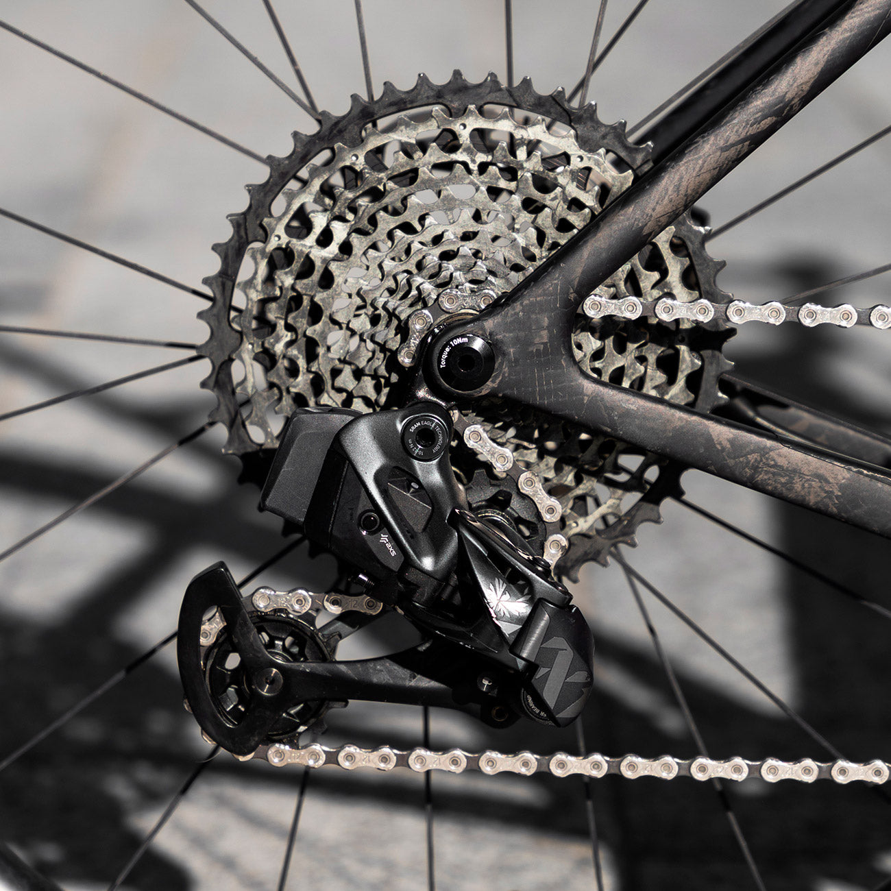 foto dettaglio cambio sram xx1 eagle 3T Racemax Italia