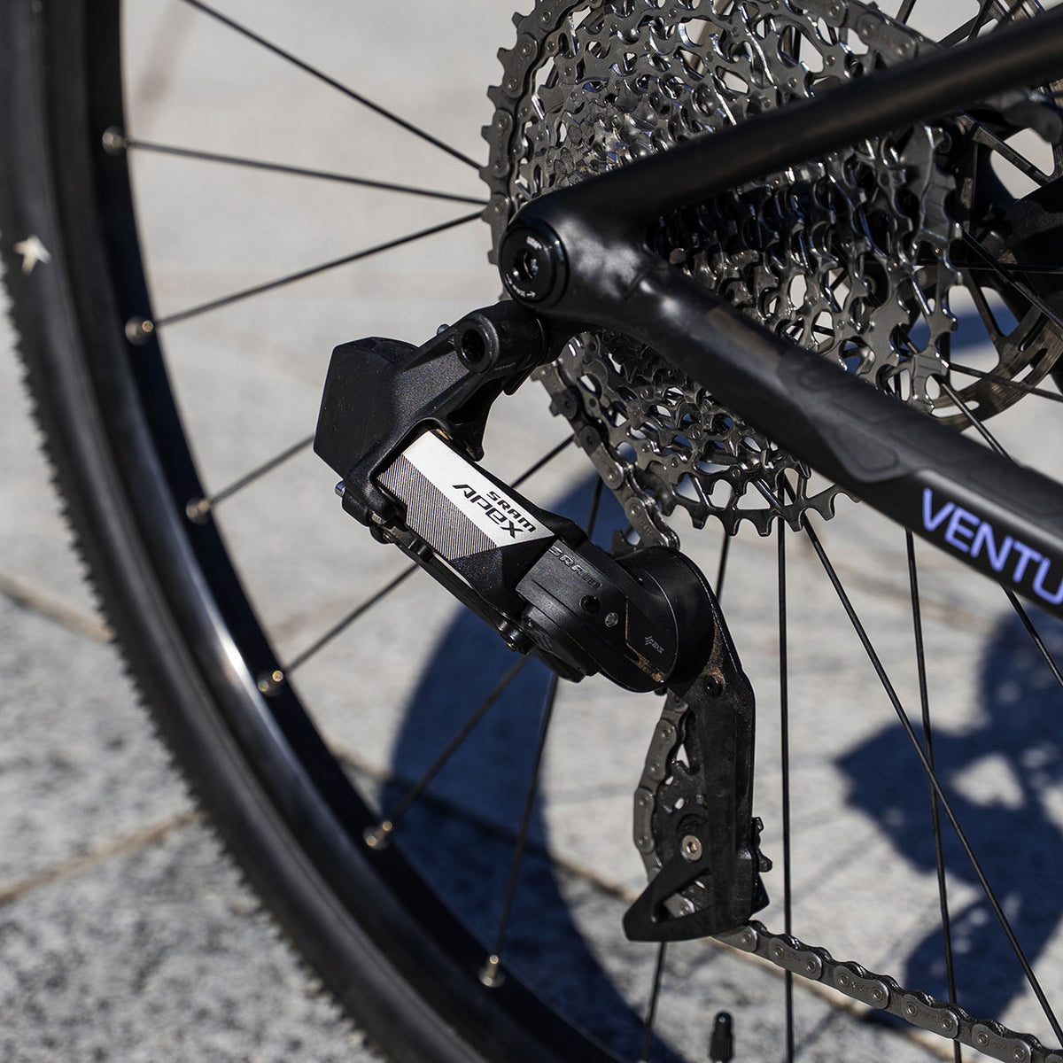 Bici Usata Sunn Venture Air S2 in carbonio dettaglio Sram Apex