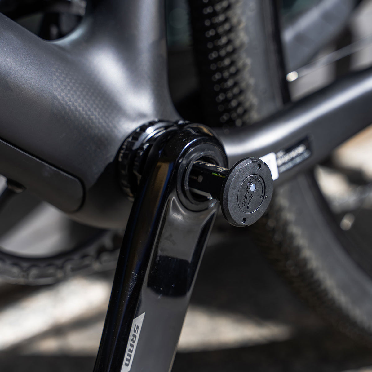 Bici Usata Sunn Venture Air S2 in carbonio dettaglio misuratore di potenza 