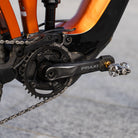 foto dettaglio guarnitura praxis bicicletta elettrica Giant Reign E+