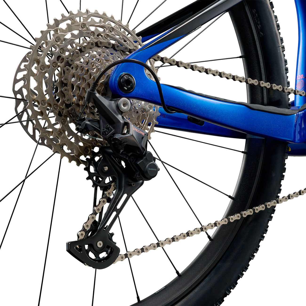 Bicicletta carbonio XC Giant Anthem Advanced SL 3 dettaglio Deore