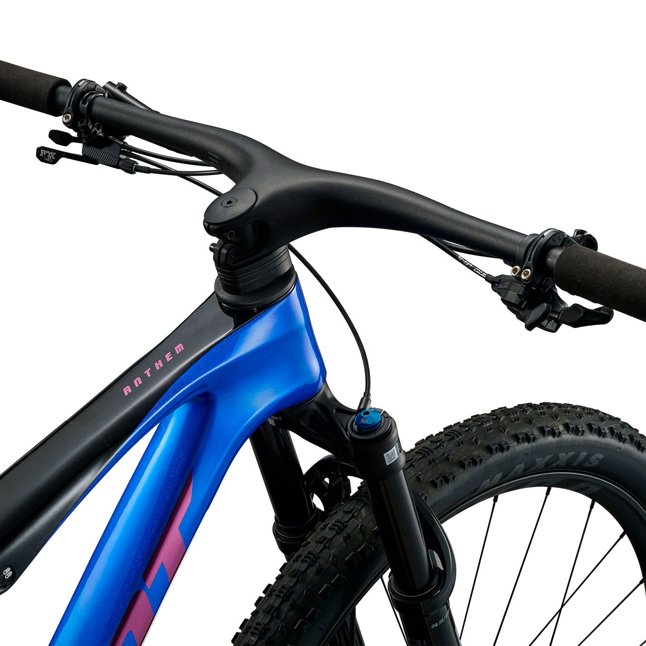 Bicicletta carbonio XC Giant Anthem Advanced SL 3 dettaglio manubrio