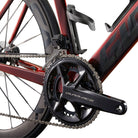 dettaglio foto guranitura shimano dura ace di2 bici da corsa in carbonio giant propel