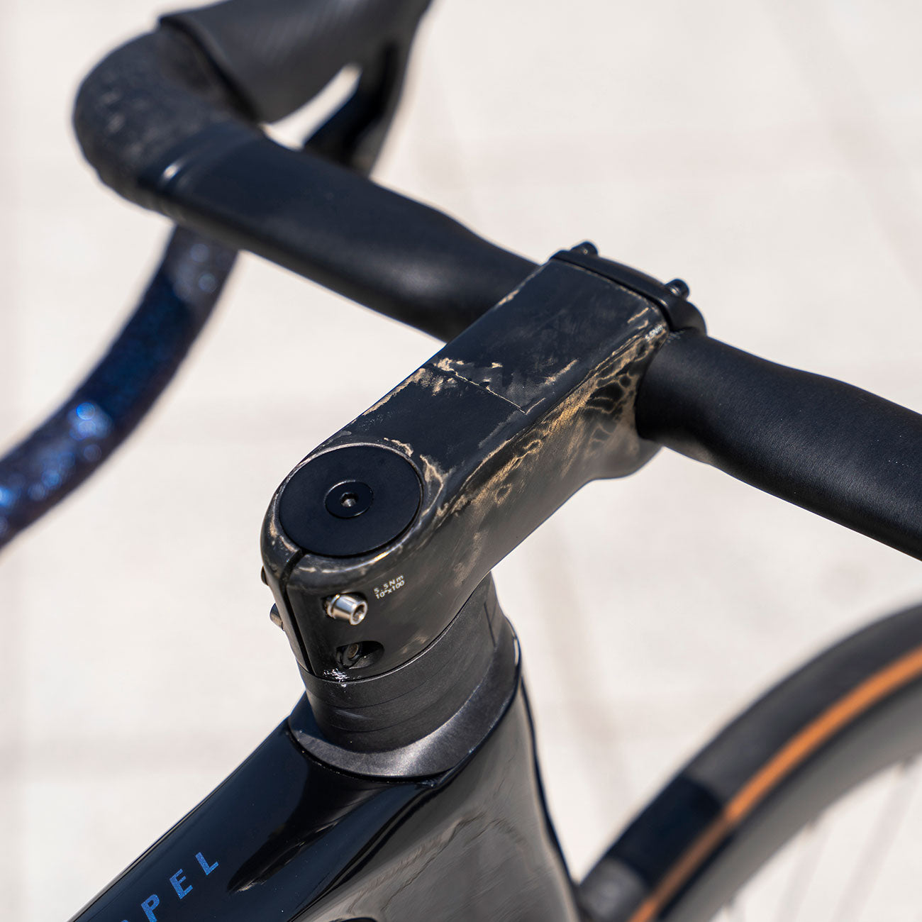 bicicletta carbonio Giant Propel Advanced SL 0 USATA taglia M dettaglio attacco manubrio carbonio 