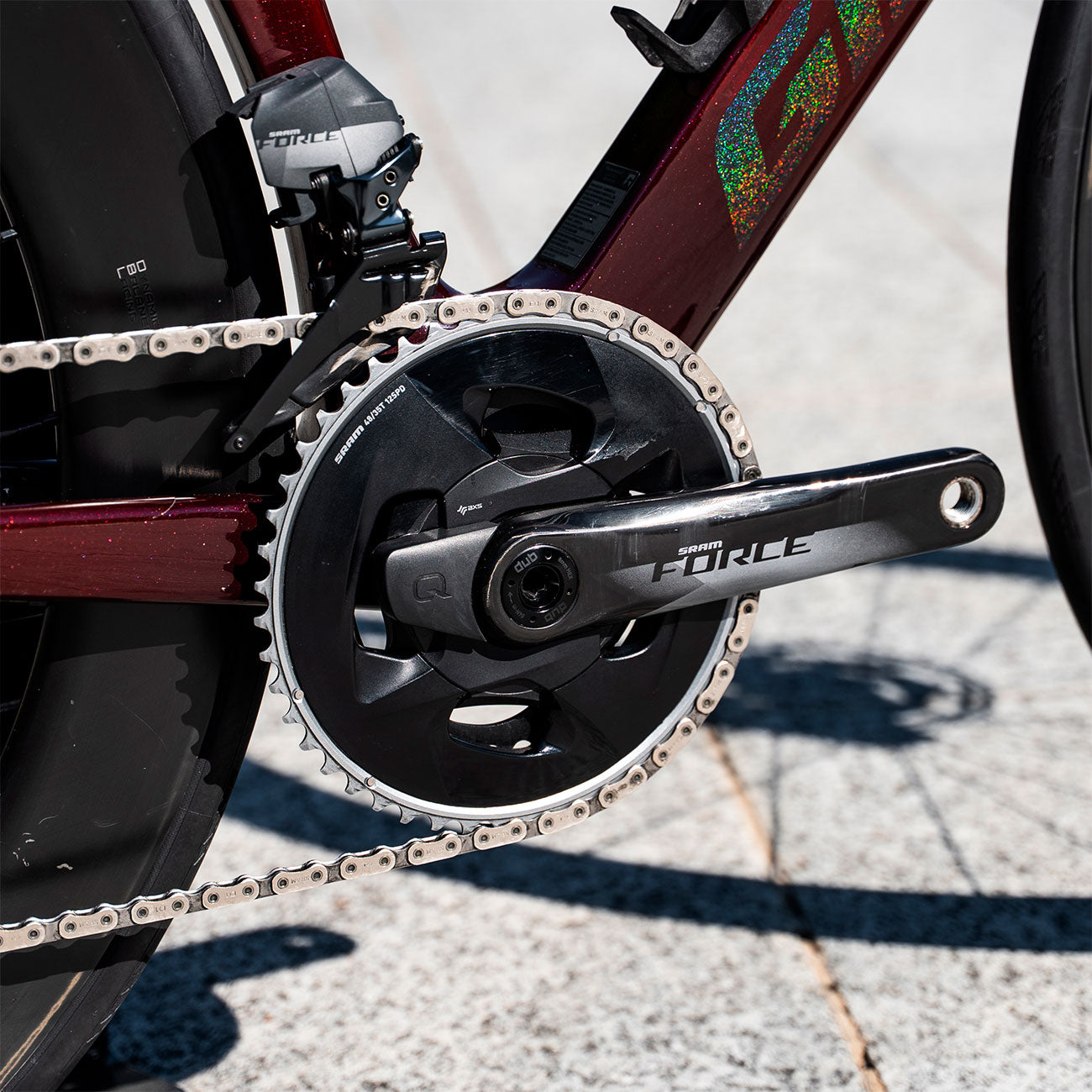 Bici Usata in carbonio Giant Propel Advanced SL 1 dettaglio sram force