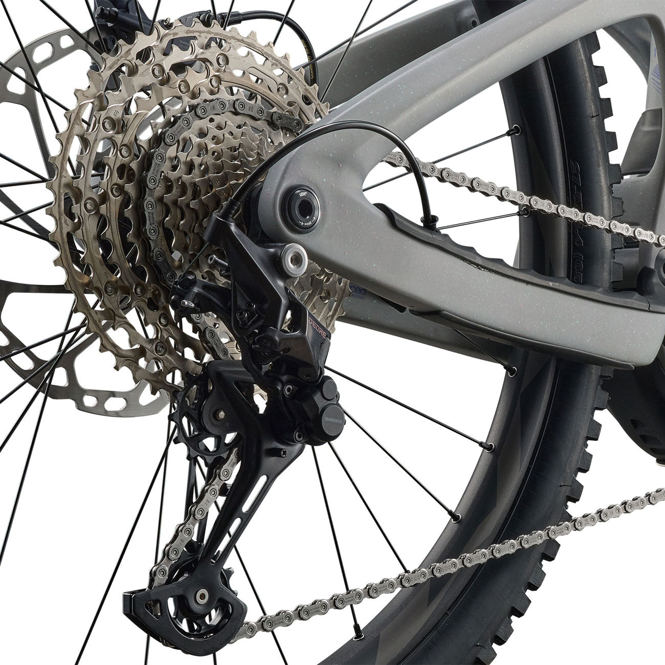 Foto dettaglio cambio posteriore shimano 12v