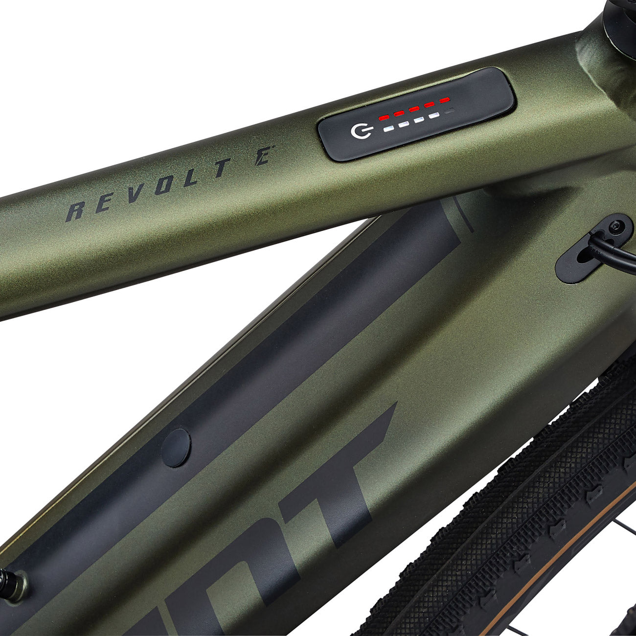 foto dettaglio display led toptube bicicletta gravel elettrica giant