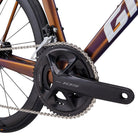 foto bici dettaglio guarnitura shimano a 12 velocità