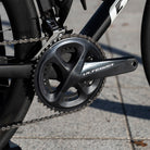 Foto dettaglio guarnitura bici ultegra Giant TCR Advanced Pro Disc Team CCC 2