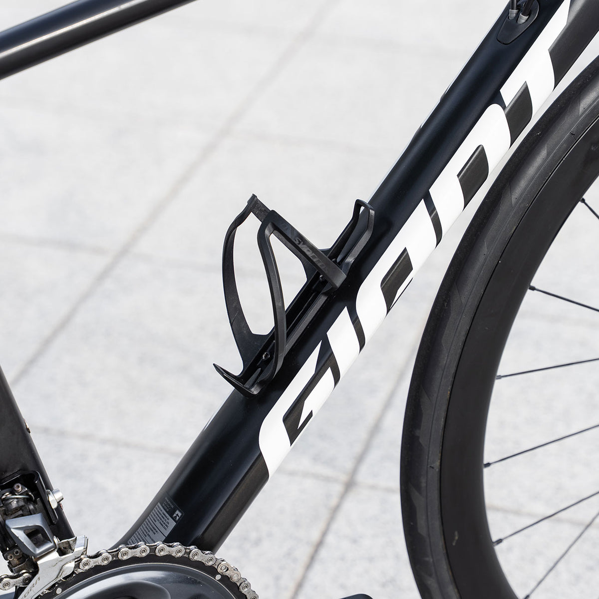 Bici Usata Giant TCR Advanced Pro Disc Team CCC in carbonio dettaglio porta borraccia
