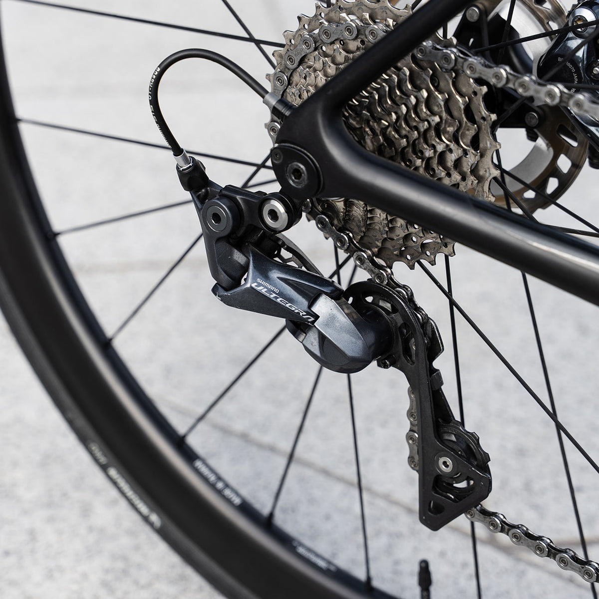 Bici Usata Giant TCR Advanced Pro Disc Team CCC in carbonio dettaglio Ultegra