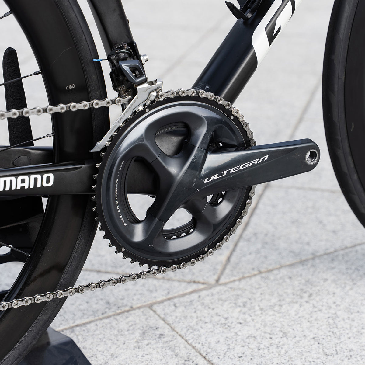 Bici Usata Giant TCR Advanced Pro Disc Team CCC in carbonio dettaglio Ultegra