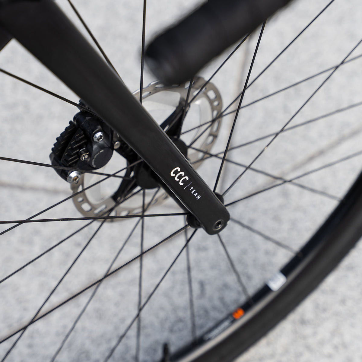 Bici Usata Giant TCR Advanced Pro Disc Team CCC in carbonio dettaglio CCC TEAM