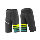 pantalone da mountain bike nero con decal giallo giant transfer short