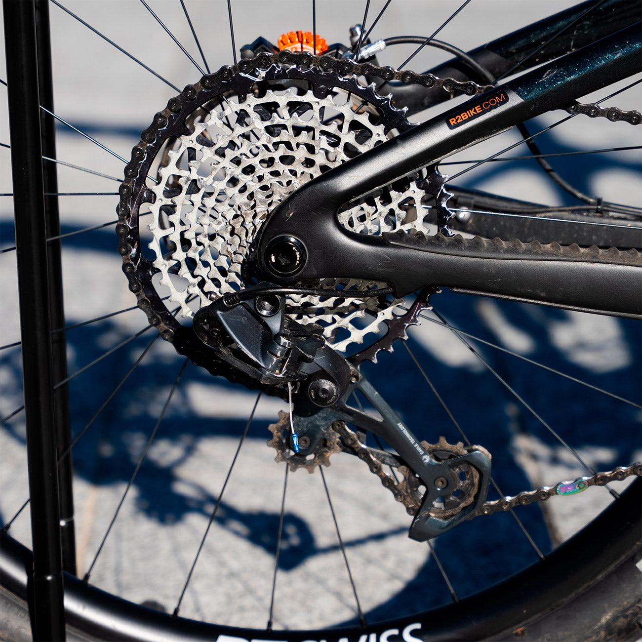 Foto dettaglio cambio posteriore sram gx eagle