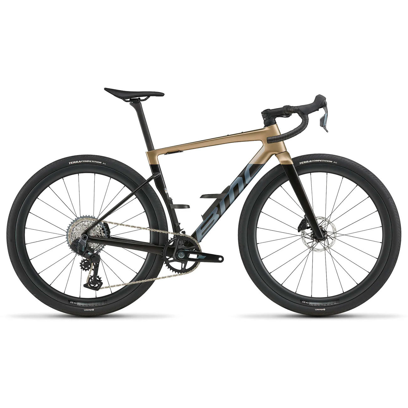 Bicicletta gravel carbonio 2027 BMC Kaius 01 THREE Sram Rival foto laterale