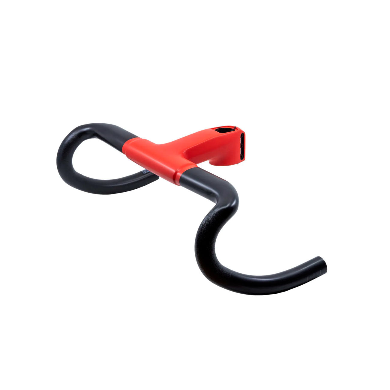 Vista frontale Manubrio BMC Cockpit ICS Carbon Evo rosso red