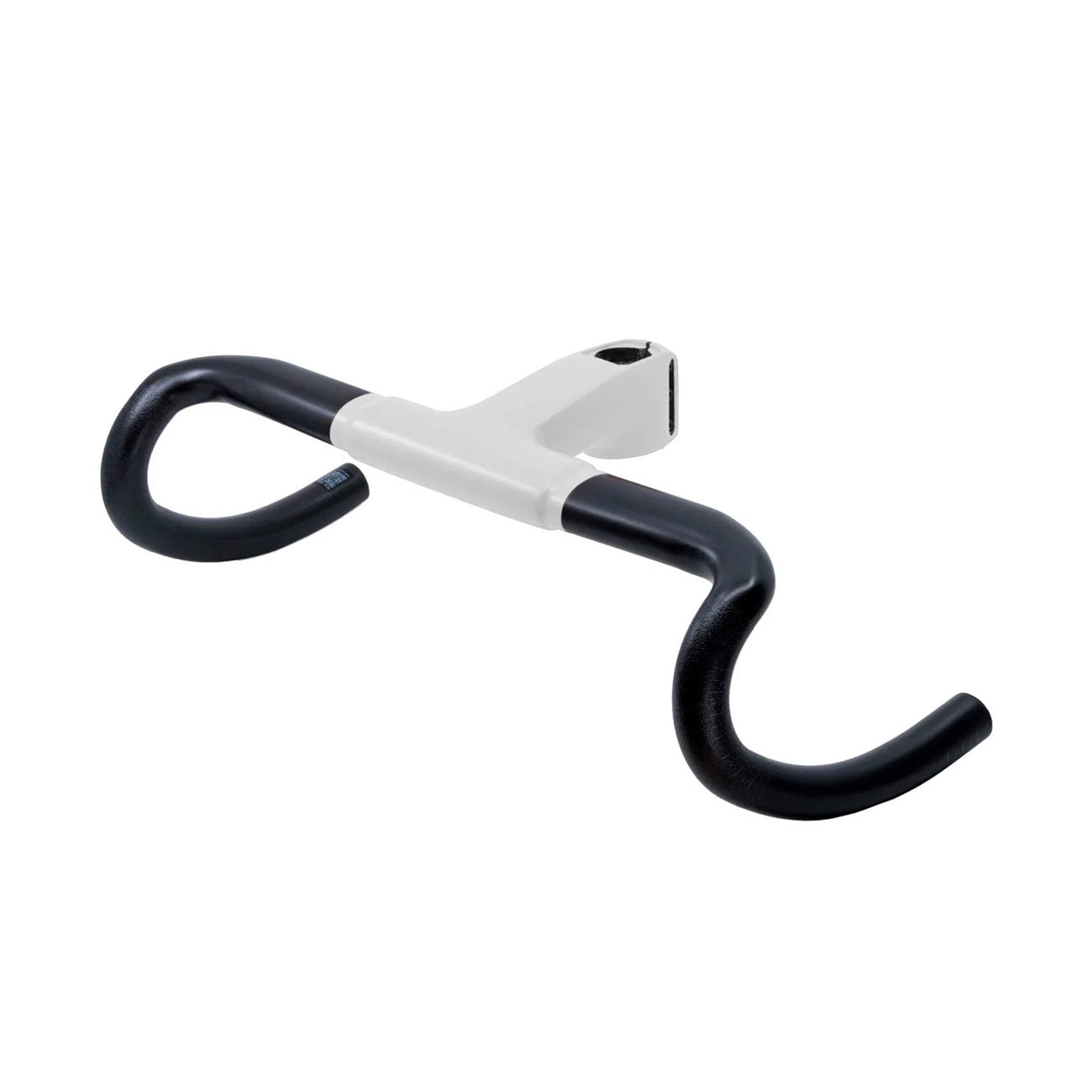 Vista frontale Manubrio BMC Cockpit ICS Carbon Evo bianco white