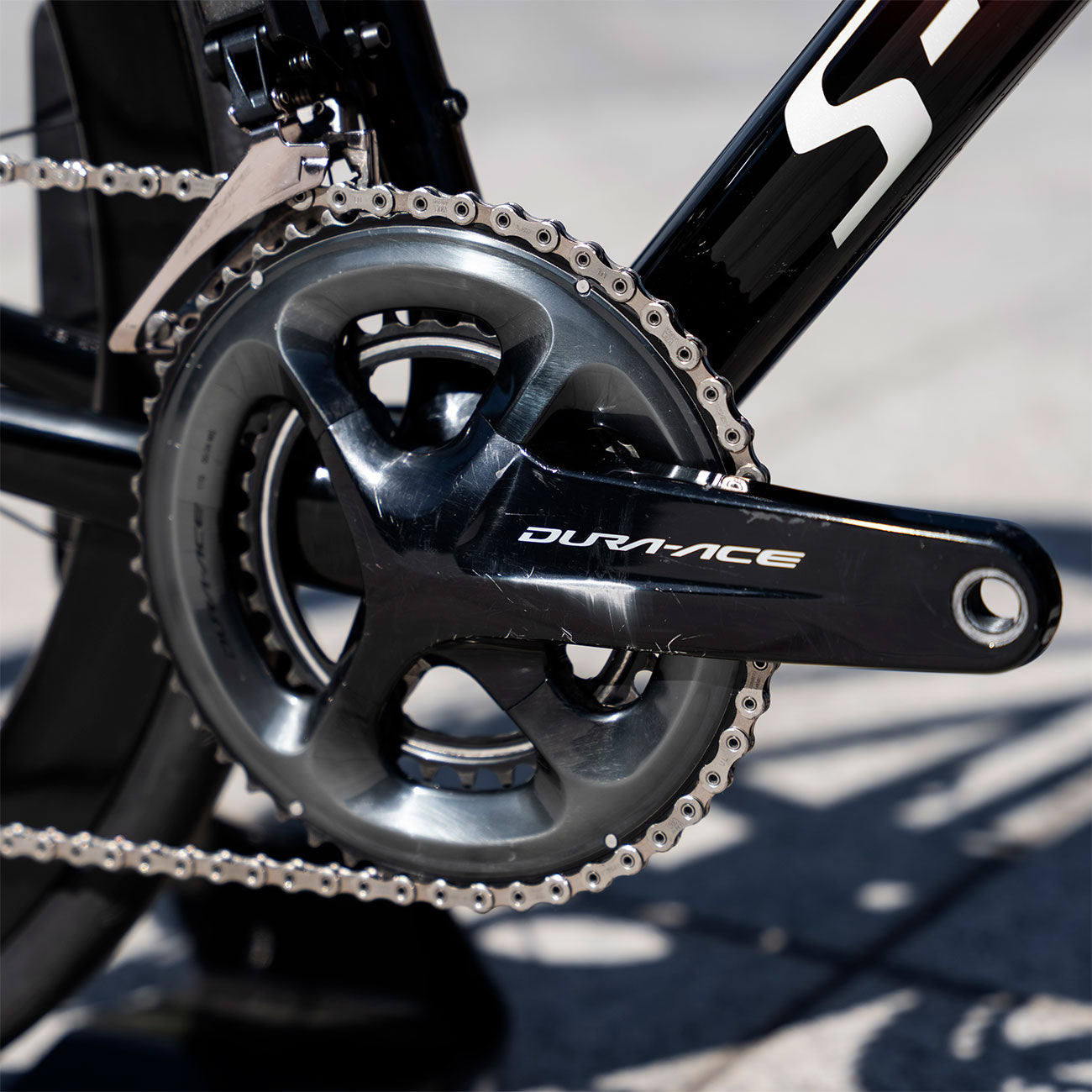 foto dettaglio dura-ace Specialized Tarmac S Works sl7