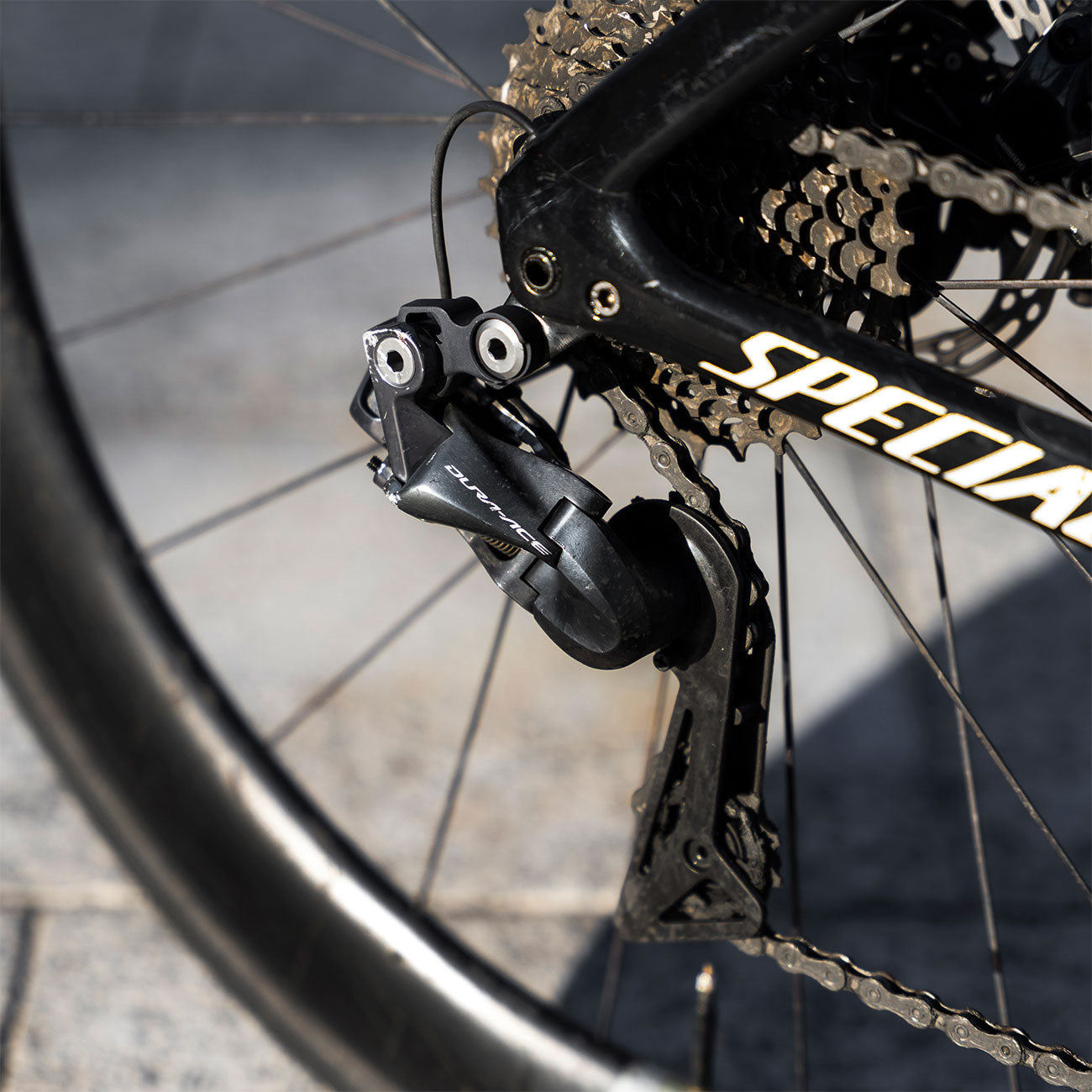 foto dettaglio dura-ace Specialized Tarmac S Works sl7