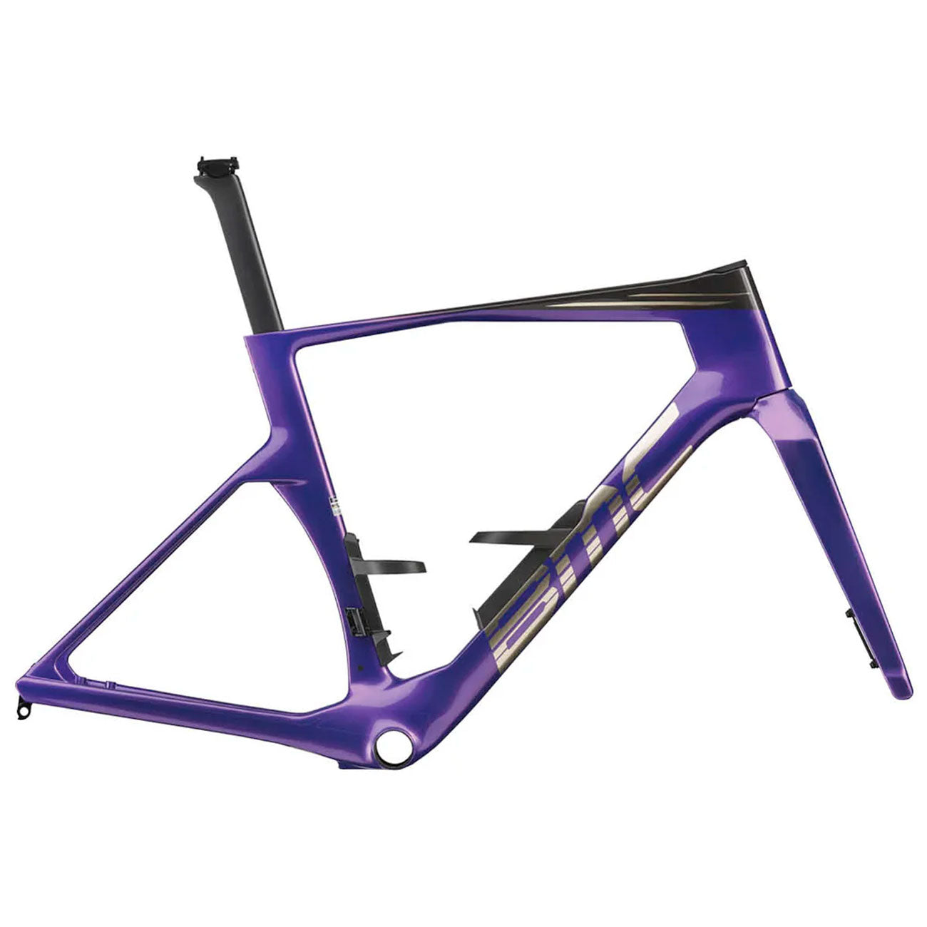 foto laterale telaio bici bmc teammachine r 01 frameset viola
