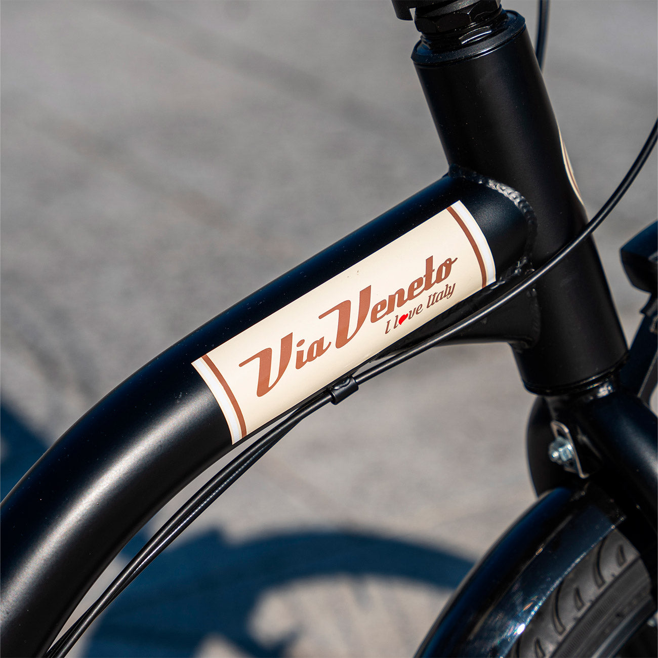 bici pieghevole via veneto dettaglio 