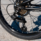 bici pieghevole via veneto dettaglio deragliatole cambio