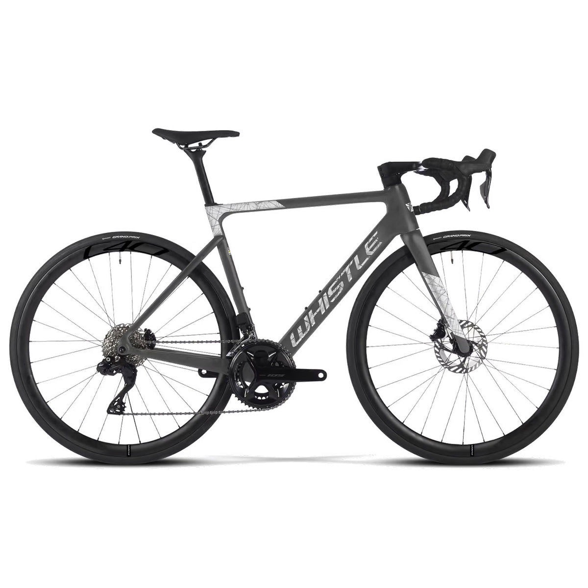 Whistle Vaero 2 105 Di2 grigia carbonio 